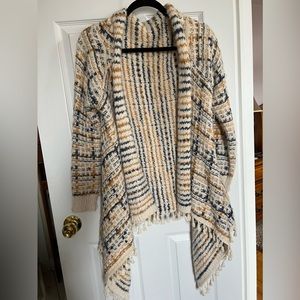Knit sweater jacket